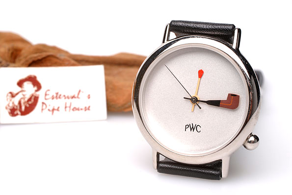 PWC Pipewatch with Pipe and Match pointer silver